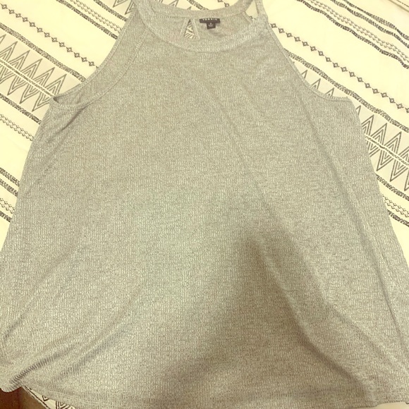 Torrid shiny high neck flowy tank top - Picture 5 of 5